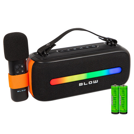 Reproduktor prenosný BLUETOOTH BLOW SOUNDBOX +1 mikrofón karaoke 60W