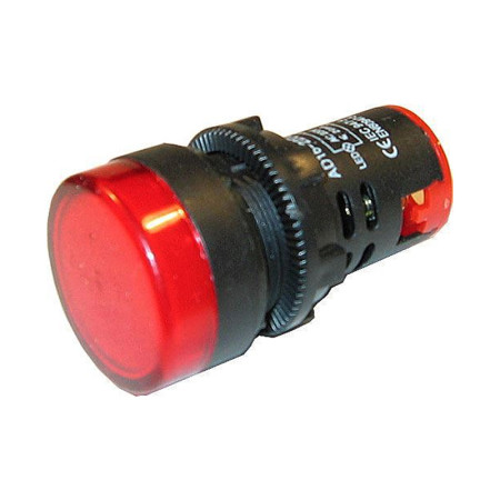 Kontrolka LED 230V AD16-22D/S 29mm červená