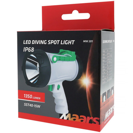 Svietidlo LED ACCU MAARS MW 201 15W IP68 1350lm na potápanie (WN27)