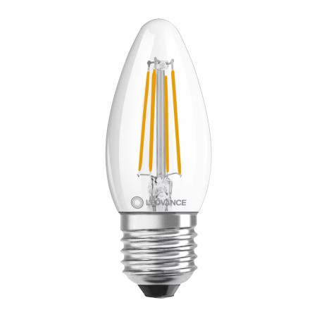 Žiarovka LEDVANCE LED CLB40 E27 4W/827 sviečka FILAMENT PMC