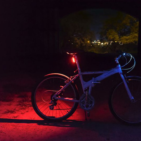 Svietidlo na bicykel nabíjateľné LED SOLIGHT WN45 zadné