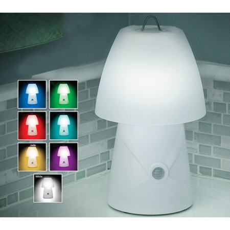 Lampa stolová LED 37lm RGB+WW+PIR NIGHT LAMP