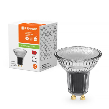 Žiarovka LEDVANCE LED PAR16D80120 GU10 7,9W/940 120° DIM PMC