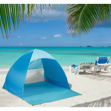 Stan plážový modrý POP-UP BEACH TENT SP-417 160x140x115cm