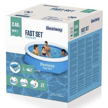 Bazén BESTWAY 57448 Ø244x61cm modrý