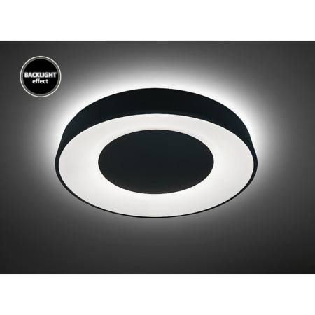 Stropnica LED 480mm 38w 3-6500K CCT+DO čierna 3200lm RABALUX 3082 CEILO