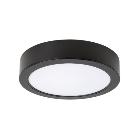 Stropnica LED 220mm 24w 4000K IP20 čierna 2580lm RABALUX 71200 SHAUN2 okrúhle