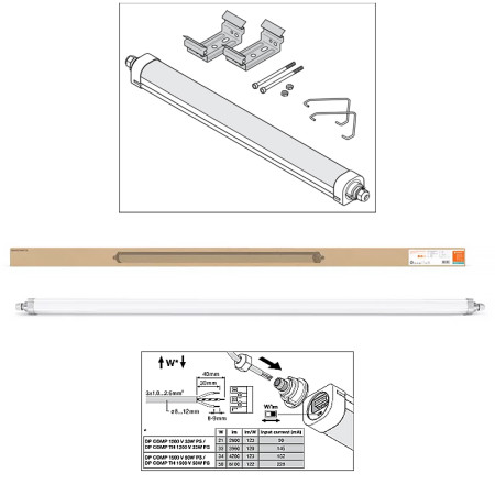 Prachotes IP66 LED LEDVANCE DP COMP TH 1500 50W/4000K PS VC 6100lm