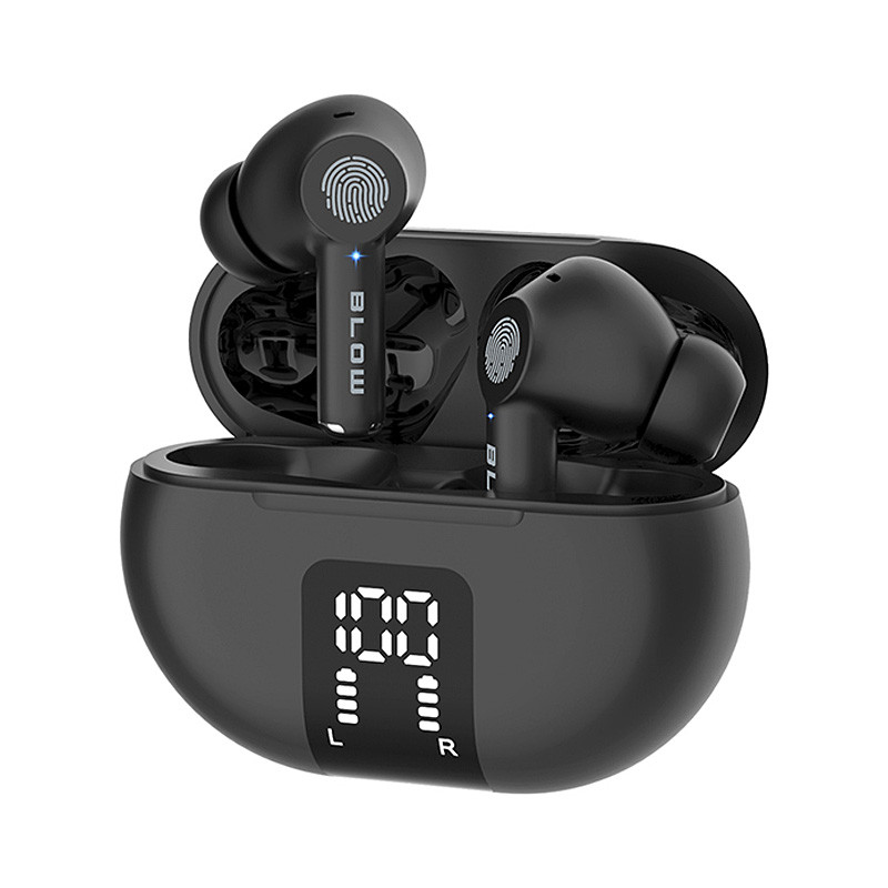 Slúchadlá BLUETOOTH do uši BLOW Earbuds PRO ENC BLACK TWS