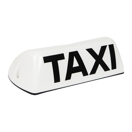 Sveteľná LED magnetická tabuľa TAXI na strechu auta