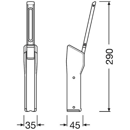 Svietidlo OSRAM LEDinspect SLIM 500 pracovné ACU