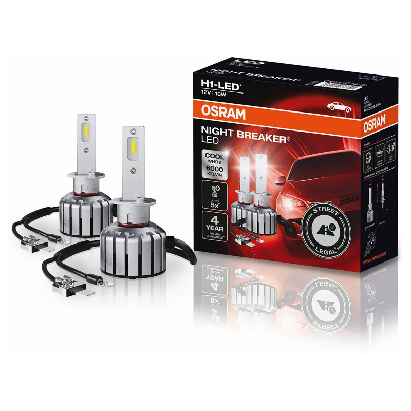 Žiarovka OSRAM AUTO NIGHT BREAKER LED H1 16W 6000K