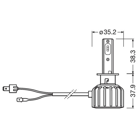 Žiarovka OSRAM AUTO NIGHT BREAKER LED H1 16W 6000K