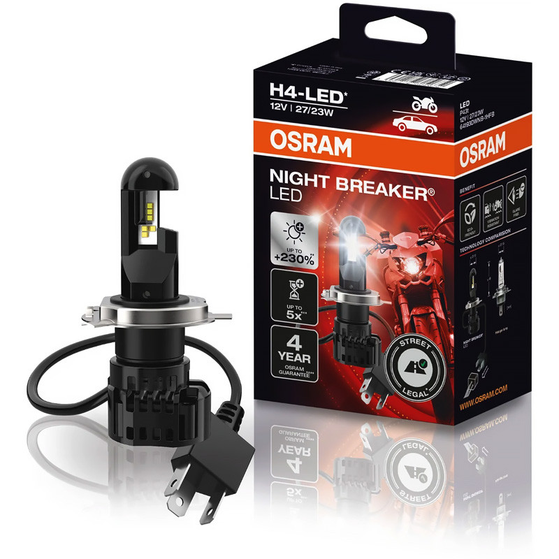 Žiarovka OSRAM AUTO NIGHT BREAKER LED H4 motocykel 64193 DWNB-1HFB