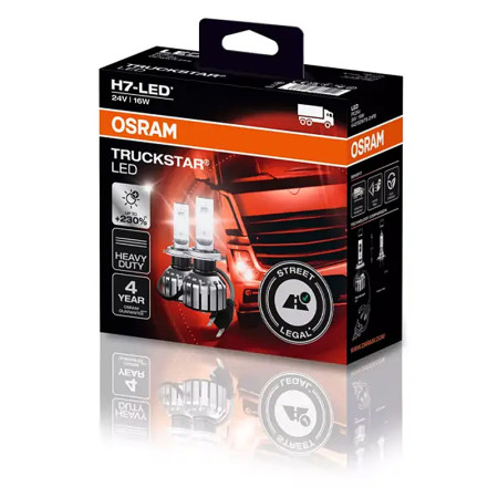 Žiarovka OSRAM AUTO TRUCKSTAR LED H7 24V 18W PX26d 64215DWTS