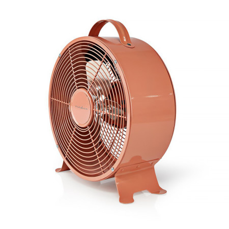 Ventilátor stolový  25cm 20W Nedis FNCL10PK20 Vintage ružový