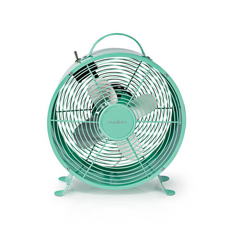 Ventilátor stolový  25cm 20W  Nedis FNCL10TQ20 tyrkysový