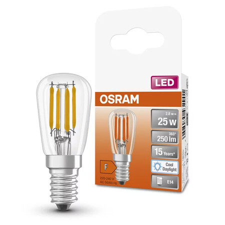 Žiarovka OSRAM LED E14 2,8W/865 do chladničky FILAMENT