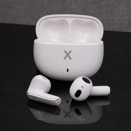 Slúchadlá BLUETOOTH do uši MAXLIFE MXBE-03 WHITE TWS