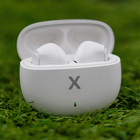 Slúchadlá BLUETOOTH do uši MAXLIFE MXBE-03 WHITE TWS