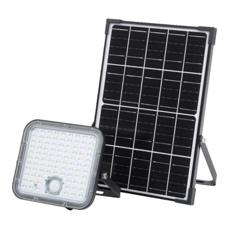 Reflektor LED so solárnym panelom+PIR LEDVANCE ENDURA FLOOD SPLIT SOLAR 30W/4000K 4550lm