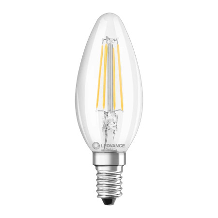 Žiarovka LEDVANCE LED CLB40D E14 3,4W/927 sviečka FILAMENT DIM SC