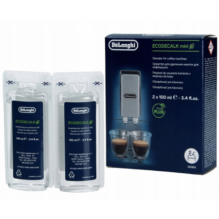 Odvápňovač pre kávovary DeLonghi EcoDecalk mini 2x100ml