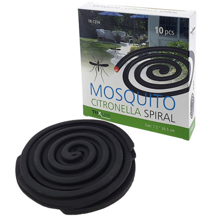 Špirála proti komárom MOSQUITO SPIRAL TRIXLINE TR C356 citronelou (10ks)