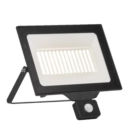 Reflektor LED 100W+PIR 4000K BK LEDVANCE FL ESSENTIAL SENSOR