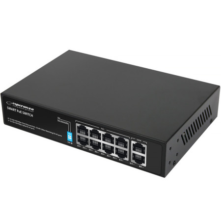 POE Switch ESPERANZA ENS108 Matrix 8POE+2 UPLINK PORT 10/100/1000Mb