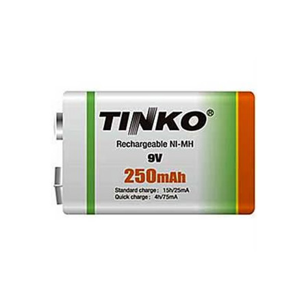 Batéria TINKO RC9V 250mAh NiMH 6F22