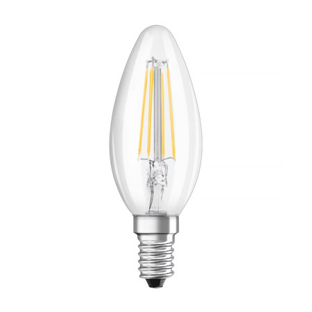 Žiarovka OSRAM LED SCLB40 E14 4W/840 sviečka FILAMENT