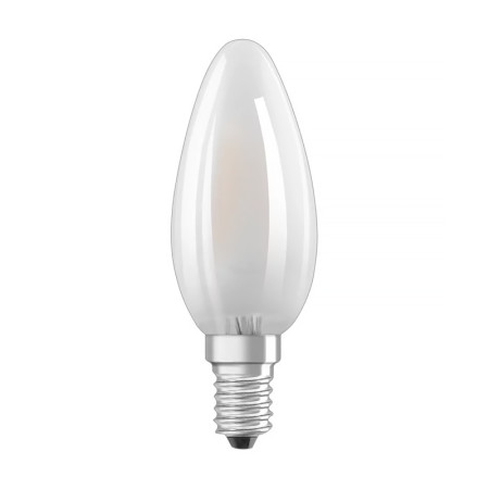 Žiarovka OSRAM LED SCLB25 E14 2,5W/827 sviečka FILAMENT GLFR matná