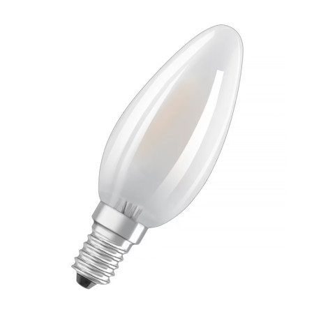 Žiarovka OSRAM LED SCLB25 E14 2,5W/827 sviečka FILAMENT GLFR matná