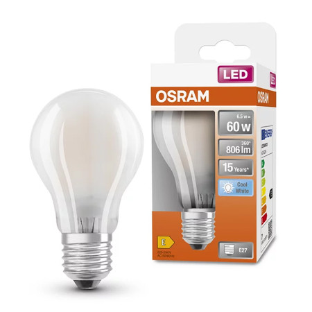 Žiarovka OSRAM LED SCLA60 E27 6,5w/840