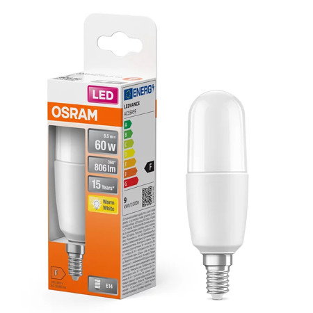 Žiarovka OSRAM LEDSSTICK60 E14 8W/827