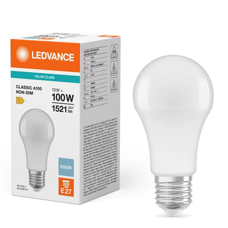 Žiarovka LEDVANCE LED CLA100 E27 13W/865 VALUE CLASS