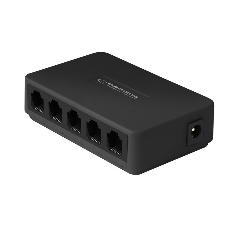 Switch 5-port 10/100/1000Mb ESPERANZA ENS103 Onyx