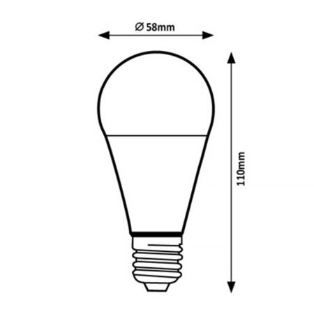 Žiarovka RABALUX 79061 LED E27 10W 4000K 1055lm CLA60 (WZ506)