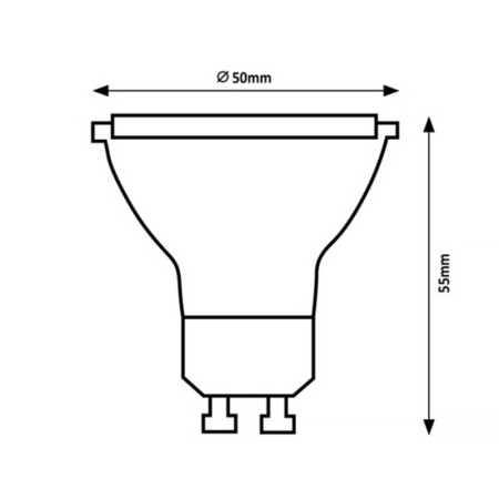 Žiarovka RABALUX 79070 LED GU10 4W 4000K (WZ317)