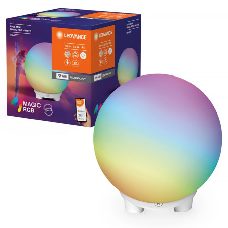 Lampa stolová LED LEDVANCE SMART WIFI BALL MINI MAGIC RGBW 2,5W