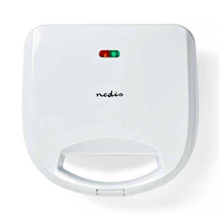 Sendvičovač NEDIS KASM110FWT 700W biely (trojuholníky)