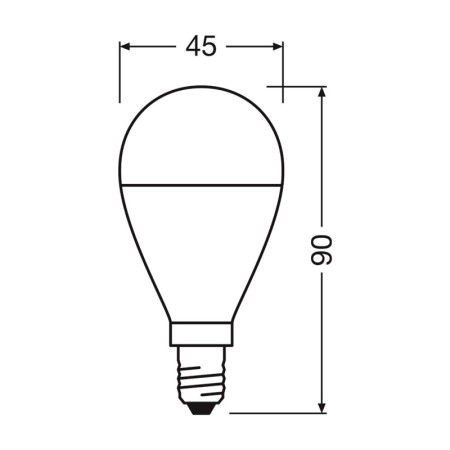 Žiarovka OSRAM LED VALUE CLP60 E14 7W/840 3balenie BASECLP60 ilumka