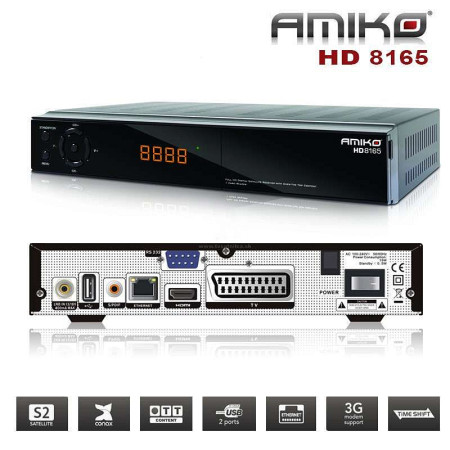 Prijímač satelitný AMIKO HD 8165