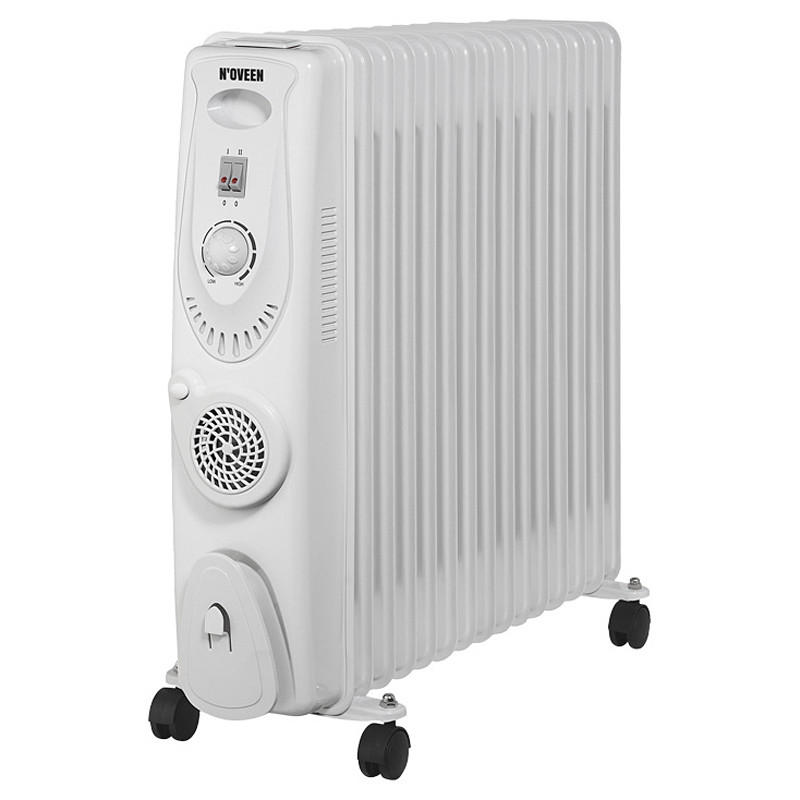 Ohrievač radiátor olejový+ventilátor 15 článkový 2500+400W NOVEEN OH1501