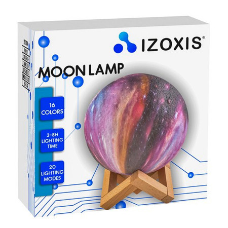 Lampa stolová LED 0,5W RGB accu Mesiac MOON LAMP