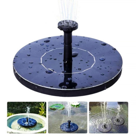 Fontána záhradná solárna SOLAR FOUNTAIN PUMP +4 nadstavce (SWF01)