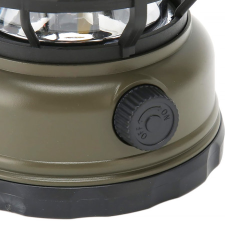 Svietidlo camping ACCU 10W 800lm CAMPING LAMP L-27 GREEN