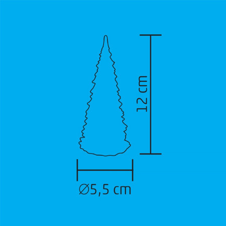 LED dekorácia na stôl Stromček HOME CDM12 (2xLR44)