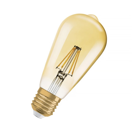 Žiarovka OSRAM LED Vintage 1906 E27 6,5W/824 GLOBE FILAMENT GOLD EDISON DIM